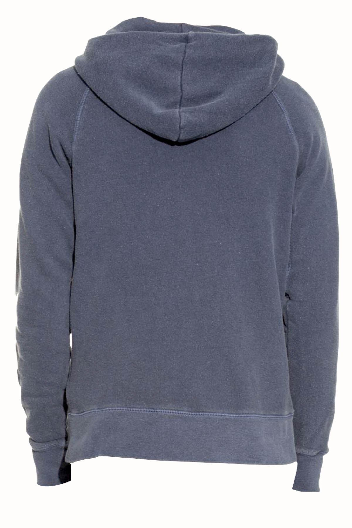 Rxmance Unisex Denim-Blue Circle-Ten Zip Hoody
