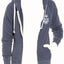 Rxmance Unisex Denim-Blue Circle-Ten Zip Hoody