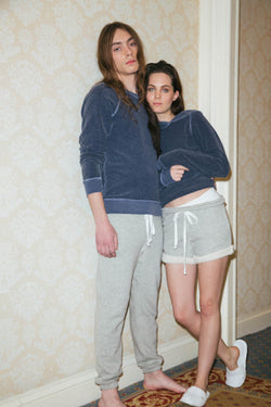 Rxmance Unisex Denim-Blue Crew Sweatshirt thumbnail 3