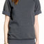 Rxmance Unisex Faded-Black Short-Sleeve Sweatshirt