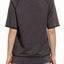 Rxmance Unisex Faded-Black Short-Sleeve Sweatshirt