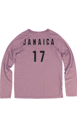 Rxmance Unisex Faded-Rose Jamaica Loose-Knit Long-Sleeve Tee thumbnail 2