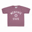 Rxmance Unisex Faded-Rose Meditate-State Loose-Knit Short-Sleeve Tee