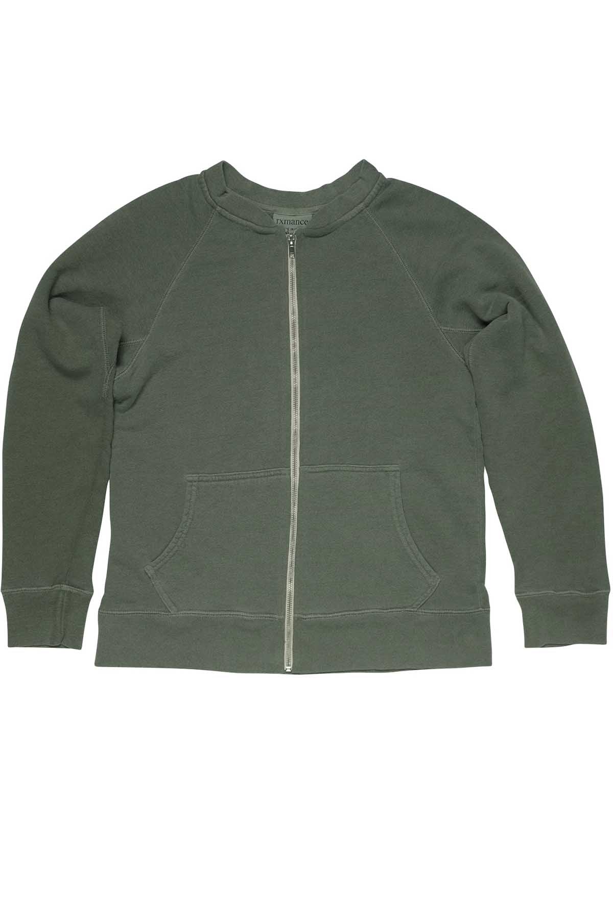Rxmance Unisex Grass Green Zipper Jacket
