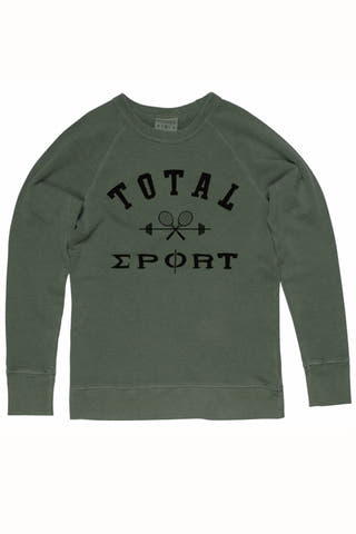 Rxmance Unisex Grey Green Total Sports Sweatshirt