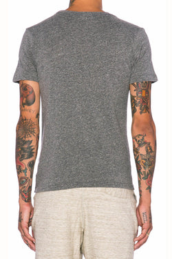 Rxmance Unisex Grey Meditate State Crew Tee thumbnail 3