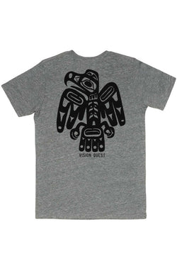 Rxmance Unisex Grey Vision Quest Love Crew Tee thumbnail 3