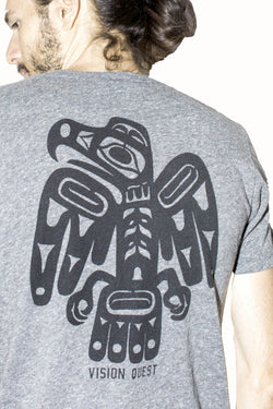 Rxmance Unisex Grey Vision Quest Love Crew Tee thumbnail 4