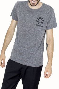 Rxmance Unisex Grey Vision Quest Love Crew Tee thumbnail 1