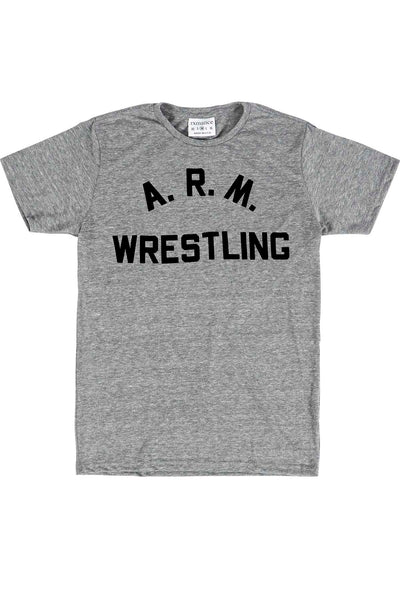 Rxmance Unisex Heather Grey 'Arm Wrestling' Tee