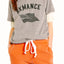Rxmance Unisex Heather Grey 'Flowing Flag' Tee