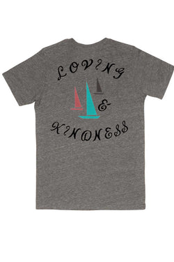 Rxmance Unisex Heather Grey Front/Back 'Club Love' Tee thumbnail 2