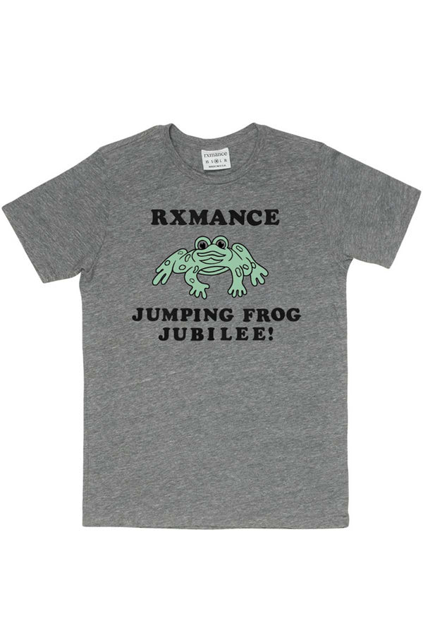 Rxmance Unisex Heather Grey 'Jumping Frog' Tee