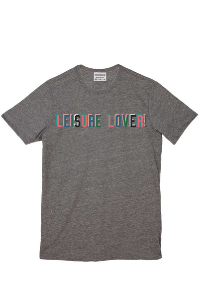 Rxmance Unisex Heather Grey 'Leisure Lover' Tee