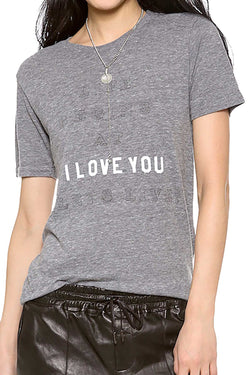 Rxmance Unisex Heather Grey 'Lets Live' Tee thumbnail 2