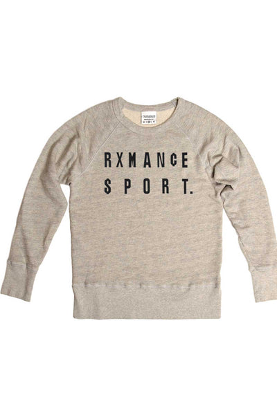 Rxmance Unisex Heather Grey 'Money' Sweatshirt