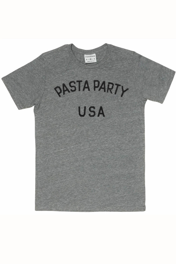 Rxmance Unisex Heather Grey 'Pasta Party' Tee
