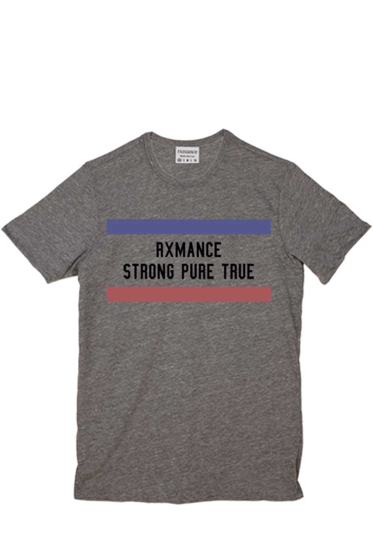 Rxmance Unisex Heather Grey Race Crew Tee