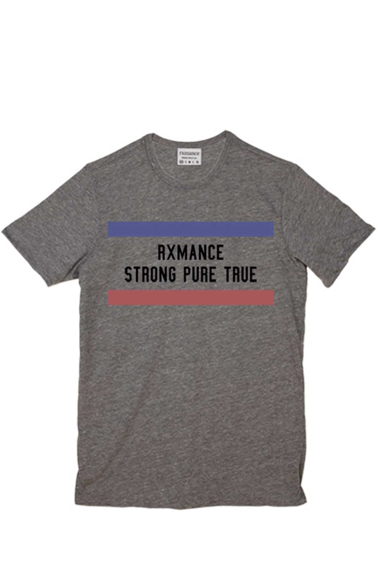 Rxmance Unisex Heather Grey Race Crew Tee