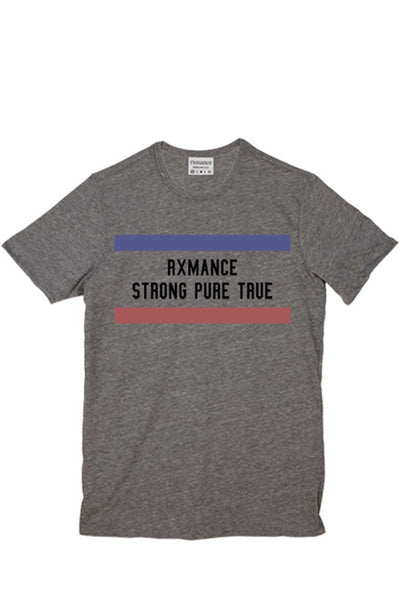 Rxmance Unisex Heather Grey Race Crew Tee