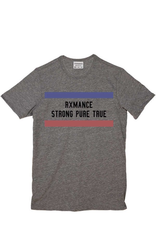 Rxmance Unisex Heather Grey Race Crew Tee