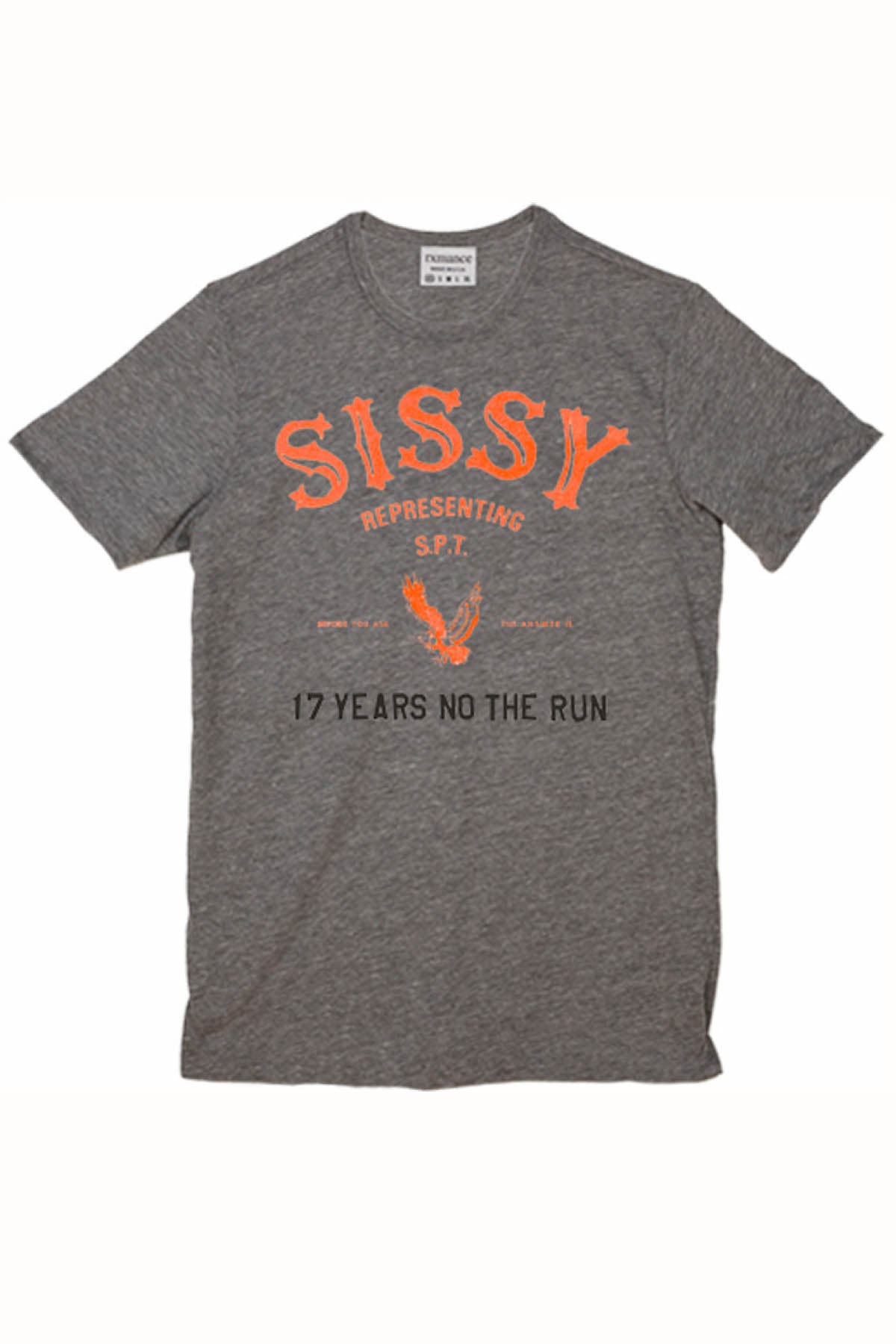 Rxmance Unisex Heather Grey Sissy Crew T
