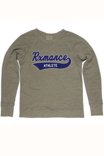 Rxmance Unisex Light-Green Script Sweatshirt