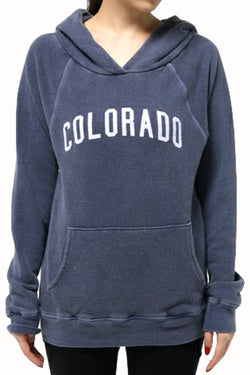 Rxmance Unisex Navy Blue Colorado Hoody thumbnail 4