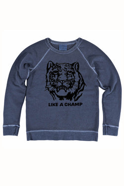 Rxmance Unisex Navy Blue Like A Champ Sweatshirt thumbnail 2