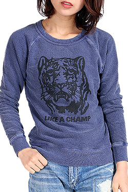 Rxmance Unisex Navy Blue Like A Champ Sweatshirt thumbnail 1