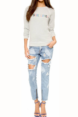 Rxmance Unisex Oat Leisure Lover Sweatshirt thumbnail 3
