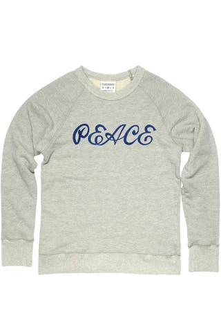 Rxmance Unisex Oatmeal 'Peace' Sweatshirt