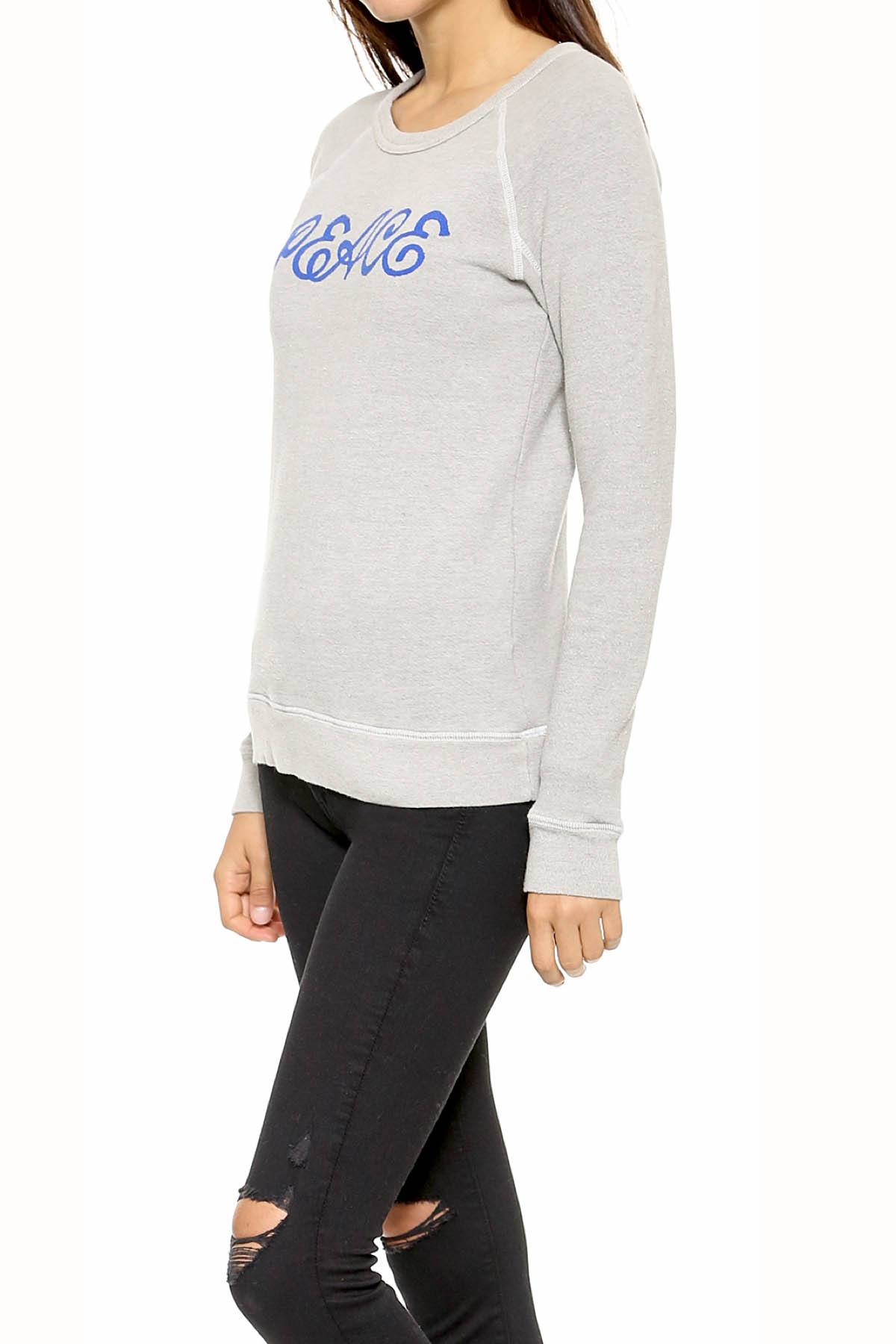 Rxmance Unisex Oatmeal 'Peace' Sweatshirt