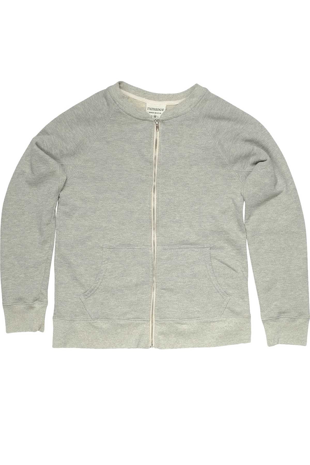Rxmance Unisex Oatmeal Zipper Jacket