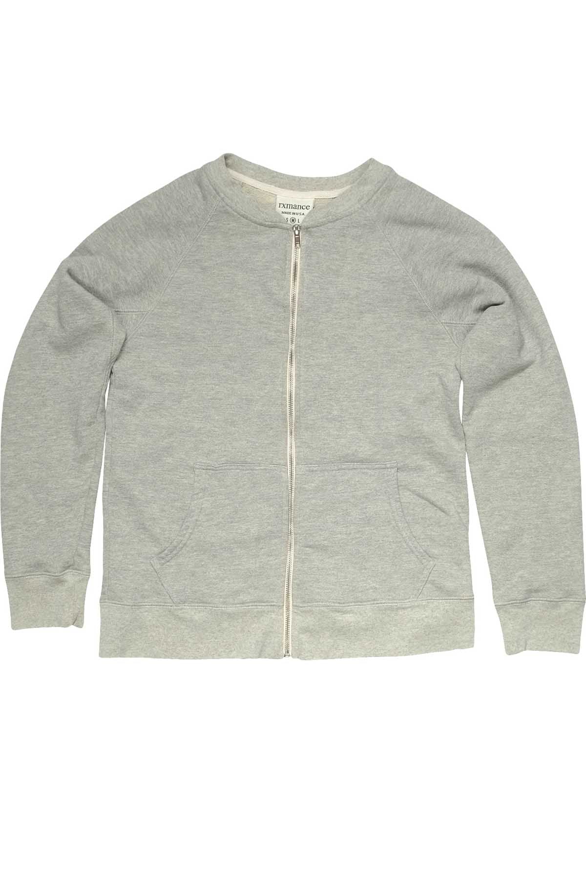 Rxmance Unisex Oatmeal Zipper Jacket