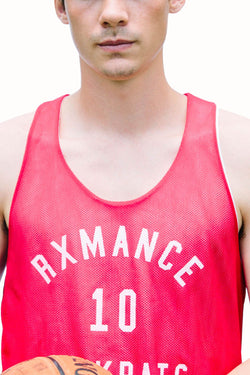 Rxmance Unisex Red Muskrat Basket Ball Mesh Tank thumbnail 2