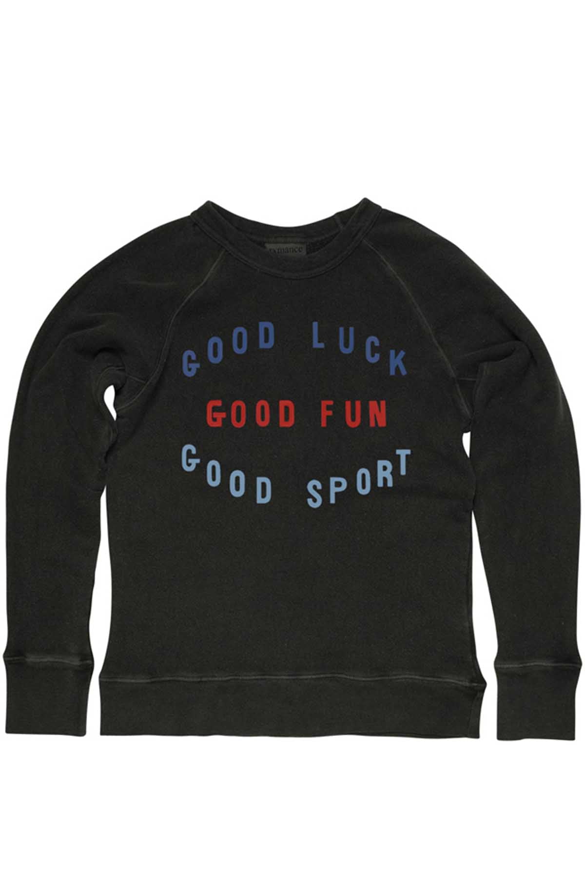Rxmance Unisex Vintage Black 'Good Sport' Sweatshirt