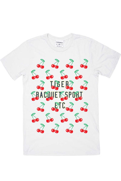 Rxmance Unisex White 'Cherries' Tee