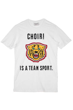 Rxmance Unisex White Choir Crew T thumbnail 1
