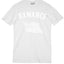 Rxmance Unisex White Flowing Flag Crew Tee