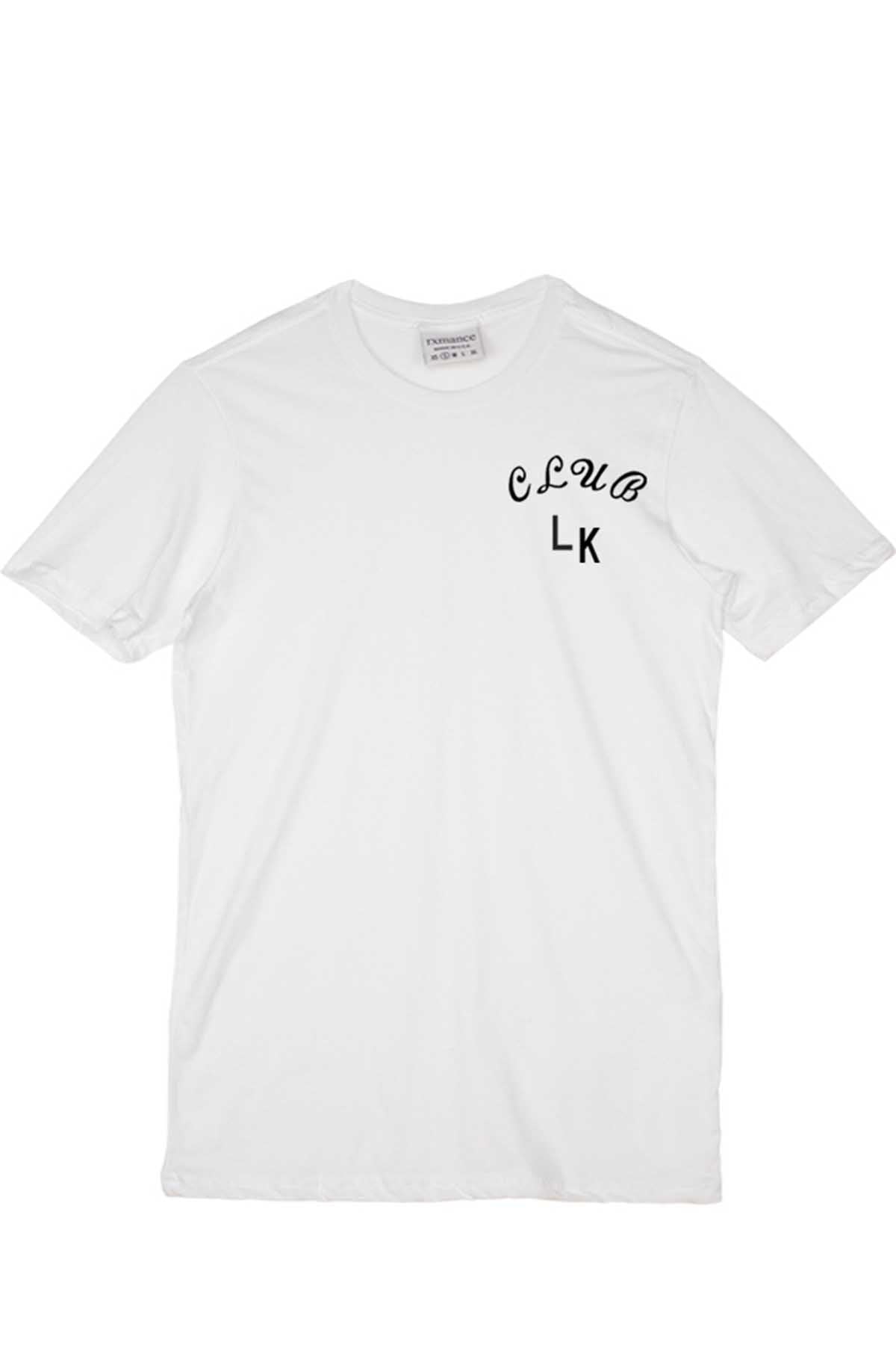 Rxmance Unisex White Front/Back 'Club Love' Tee