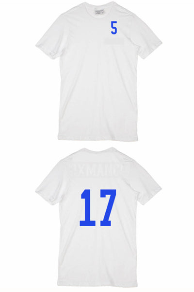 Rxmance Unisex White Jersey Crew T