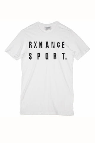 Rxmance Unisex White Money Crew Tee