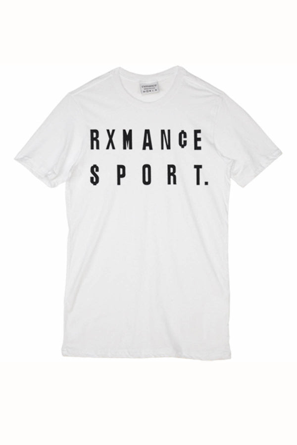 Rxmance Unisex White Money Crew Tee