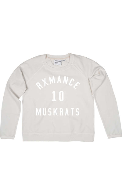 Rxmance Unisex White Sand 'BBall' Sweatshirt