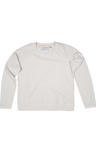 Rxmance Unisex White Sand Crew Neck Sweatshirt