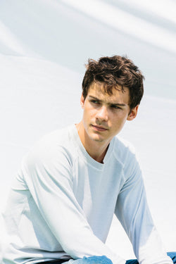 Rxmance Unisex White Sand Crew Neck Sweatshirt thumbnail 2