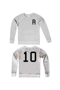 Rxmance Unisex White Sand 'R-10' Sweatshirt thumbnail 1
