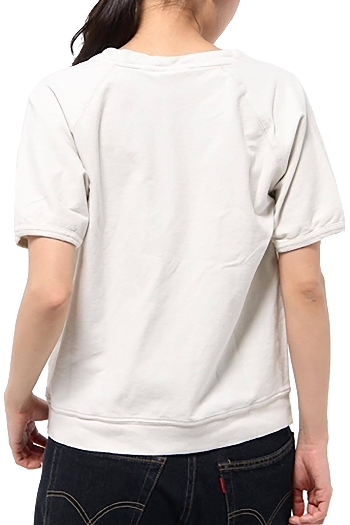 Rxmance Unisex White Sand USA Aerobics Short Sleeve Sweatshirt