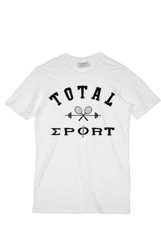 Rxmance Unisex White 'Total Sport' Tee